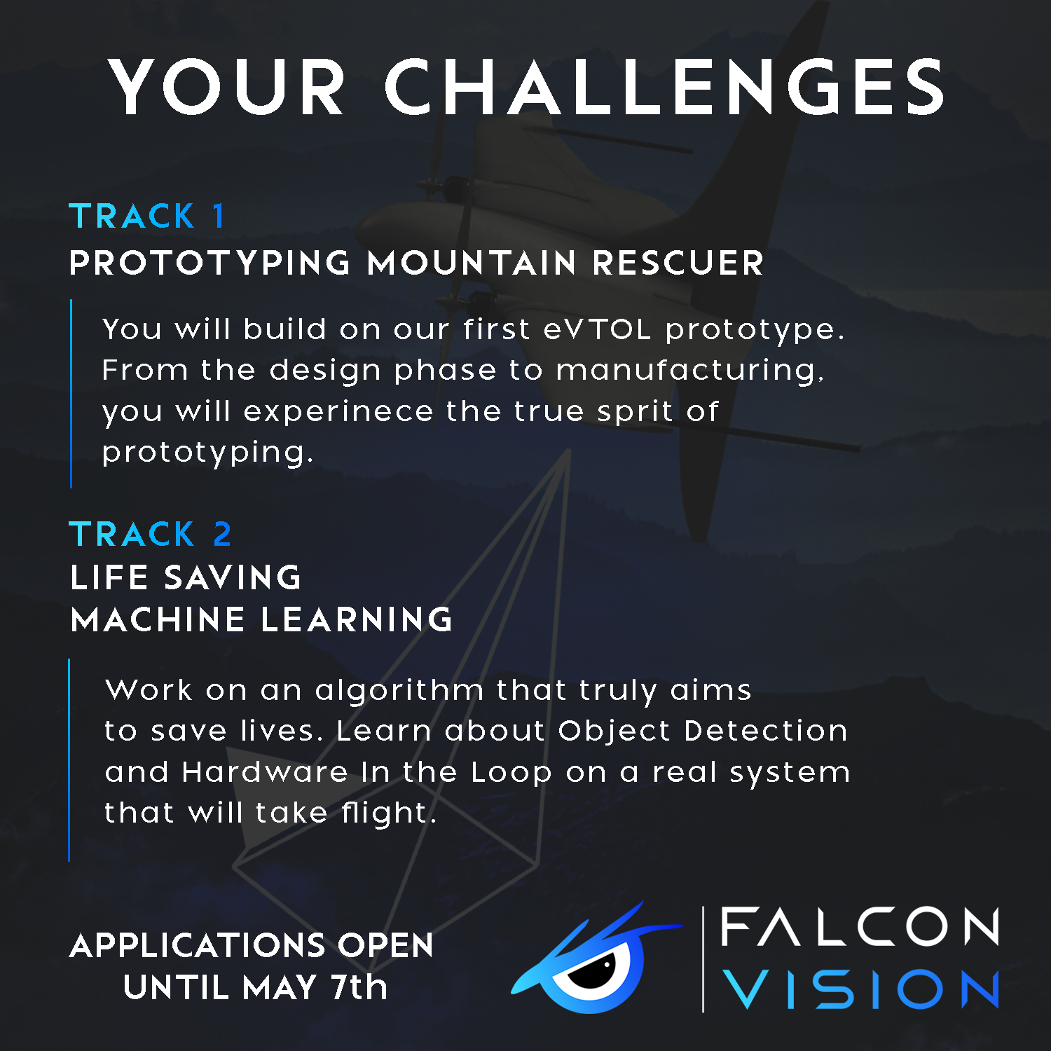 Falcon Vision kicks off Summer Term with New Project Tracks
